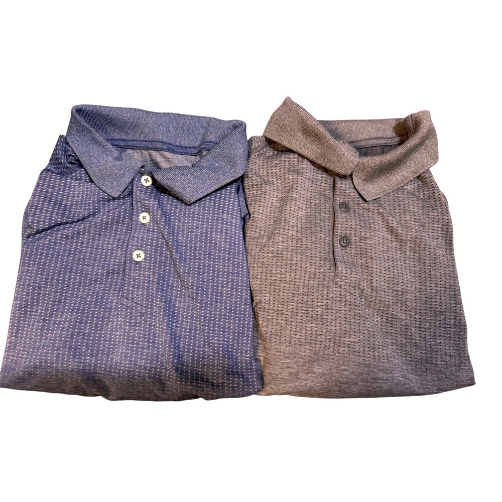 Lululemon Metal Vent Tech Shirt Bundle Men's Small Blue Gray (2 Shirts)‎